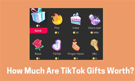 how much are tik tok gifts worth.